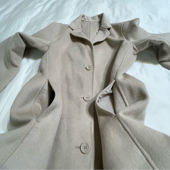 Uniqlo Double Face wool blend Long Coat - Picture 7 of 14